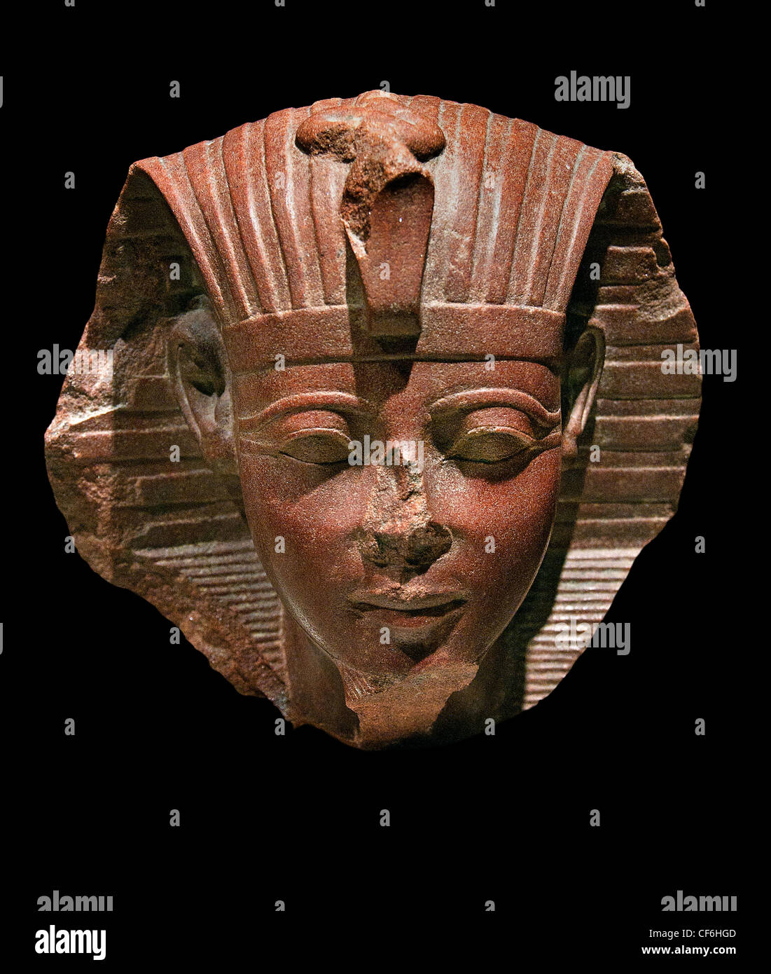 Chef de la Sphinx probablement le roi Aménophis II 1427 - 1401 BC Égyptien Egypte Banque D'Images