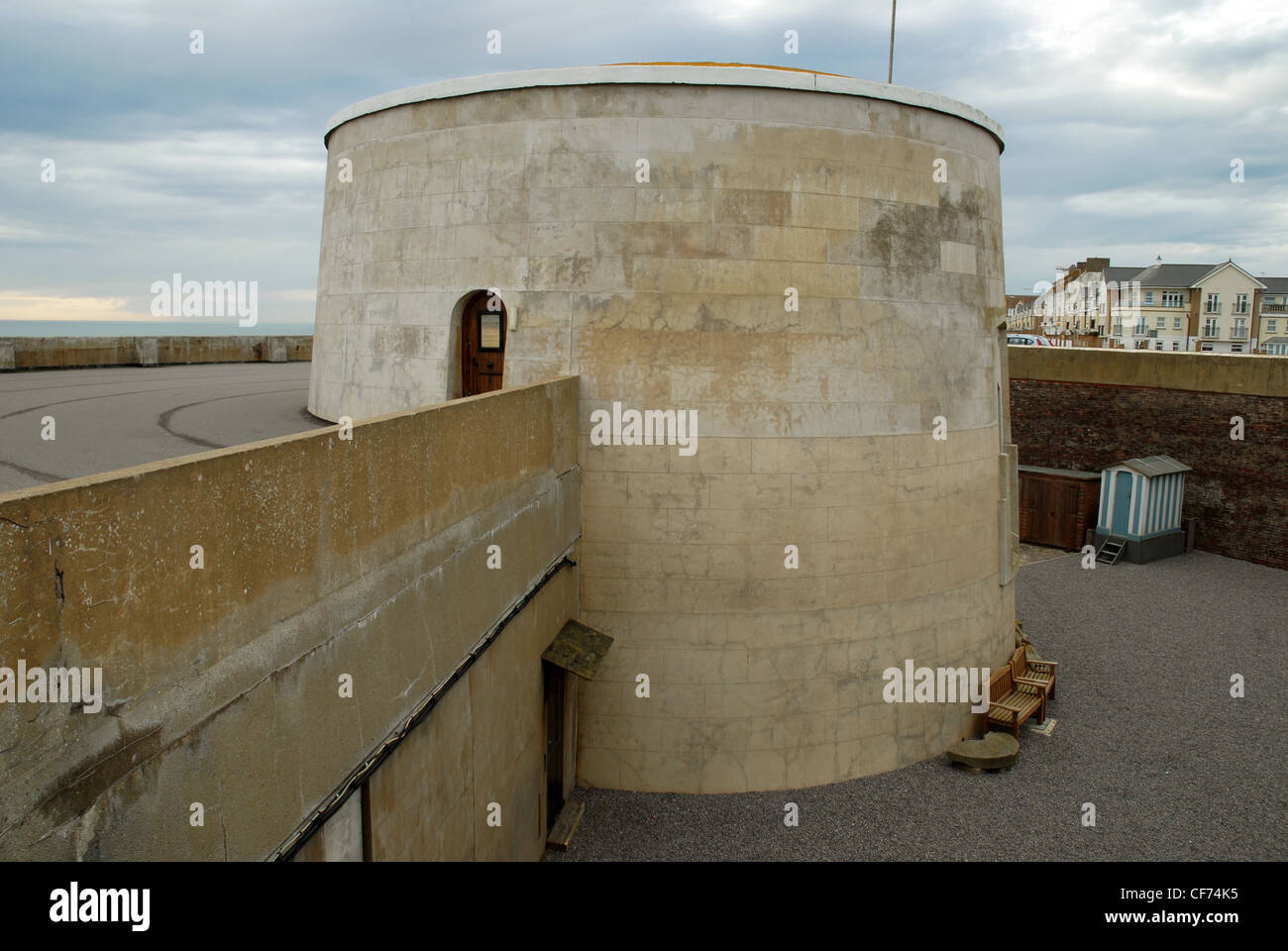 MartelloTower Seaford East Sussex Banque D'Images