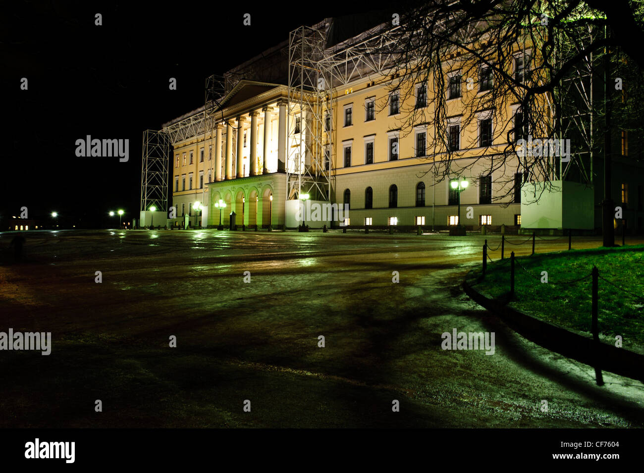 Le Palais Royal, Oslo Banque D'Images