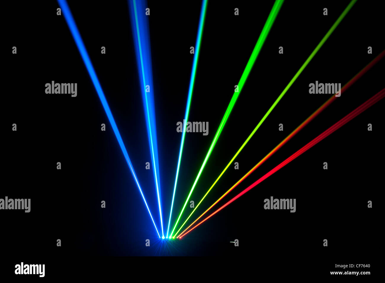 Lumières Arc-en-ciel olympique Banque D'Images