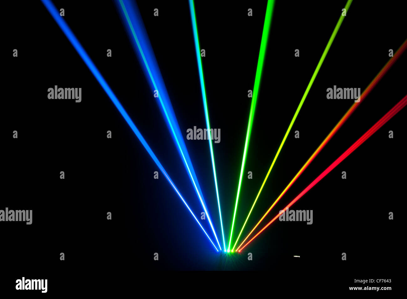 Lumières Arc-en-ciel olympique Banque D'Images