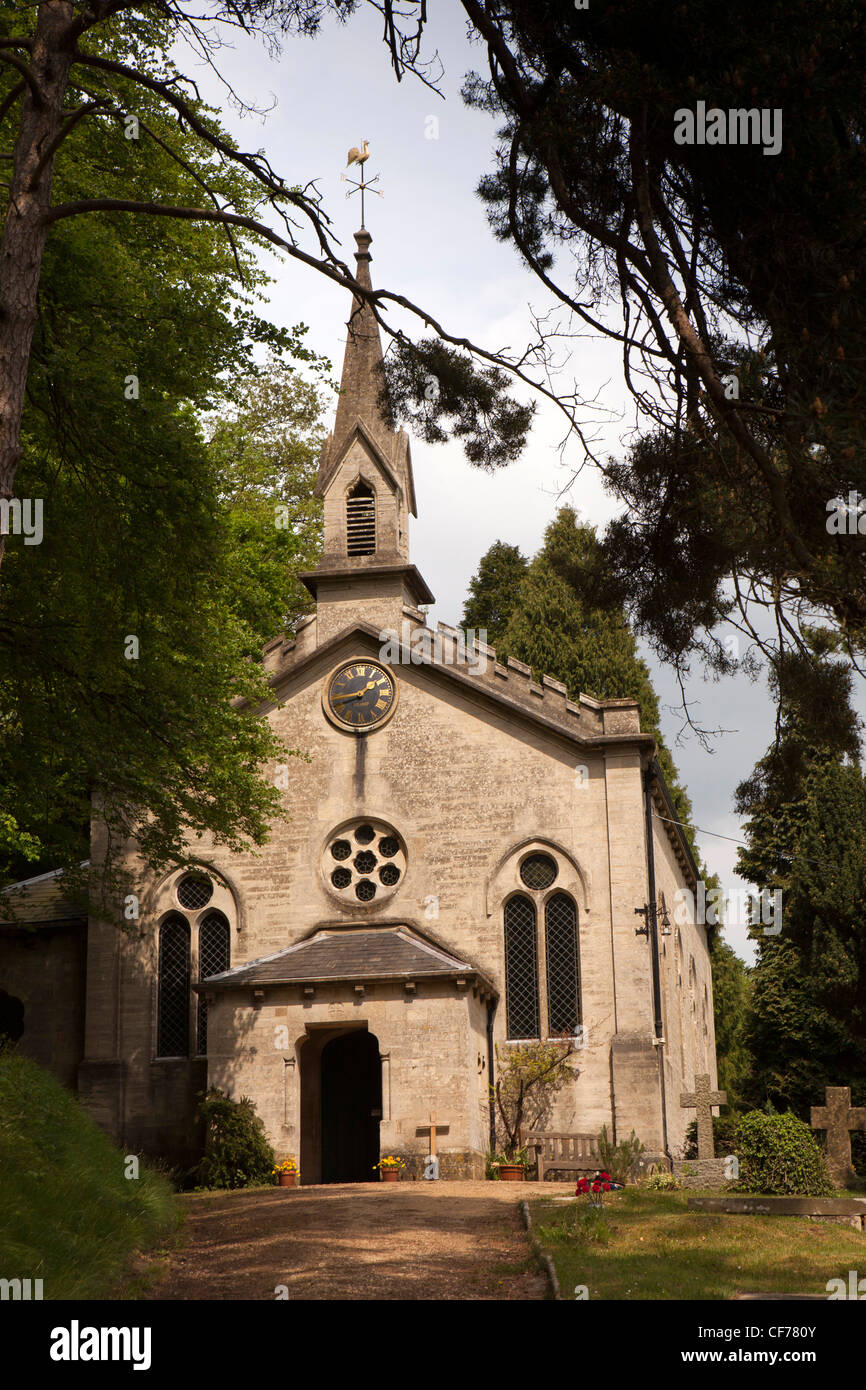Stroud, Gloucestershire, Royaume-Uni, l'église paroissiale de Sainte Trinité Slad Banque D'Images