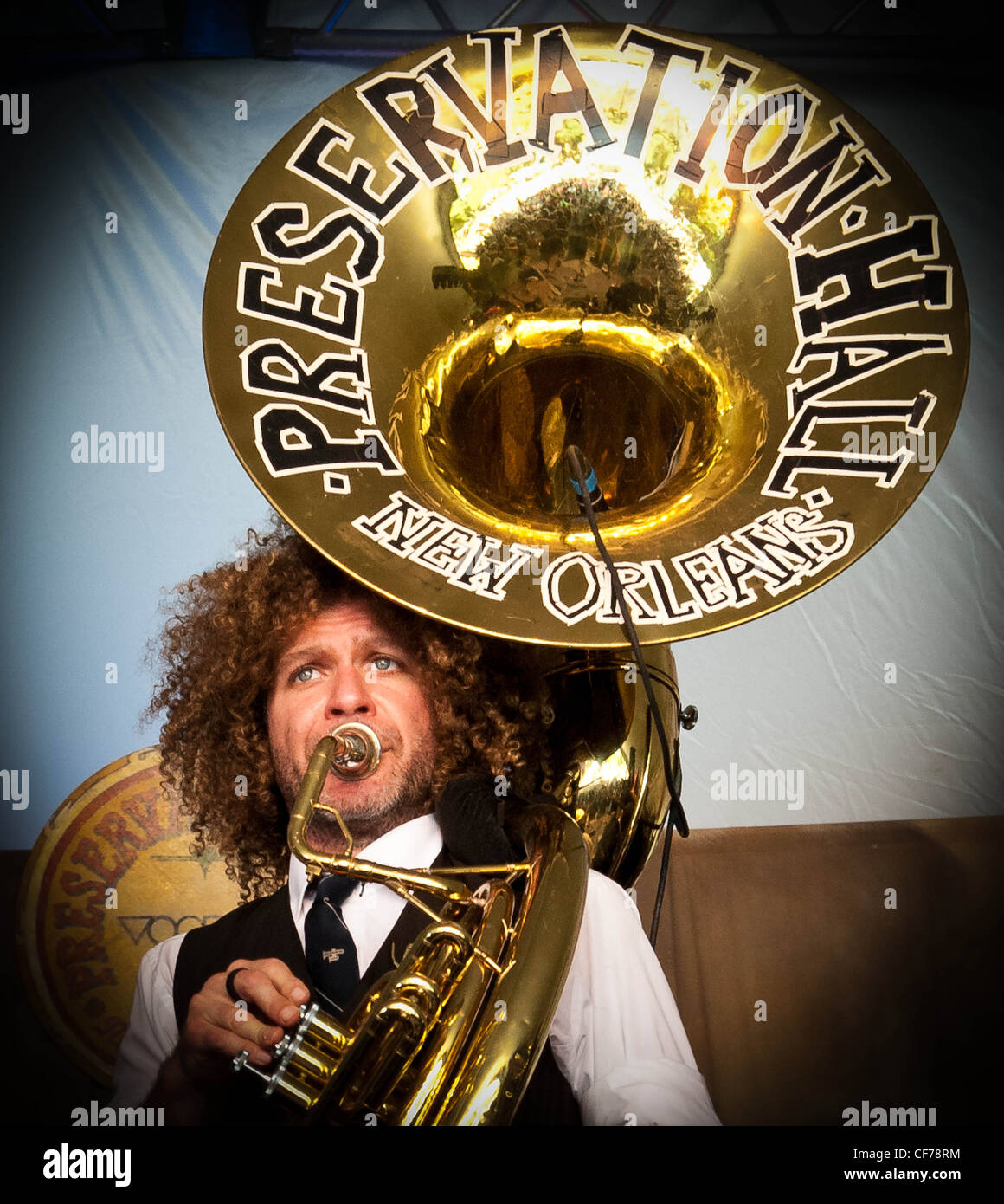 Preservation Hall Band déchirant festival vaudou 2010 ! Banque D'Images