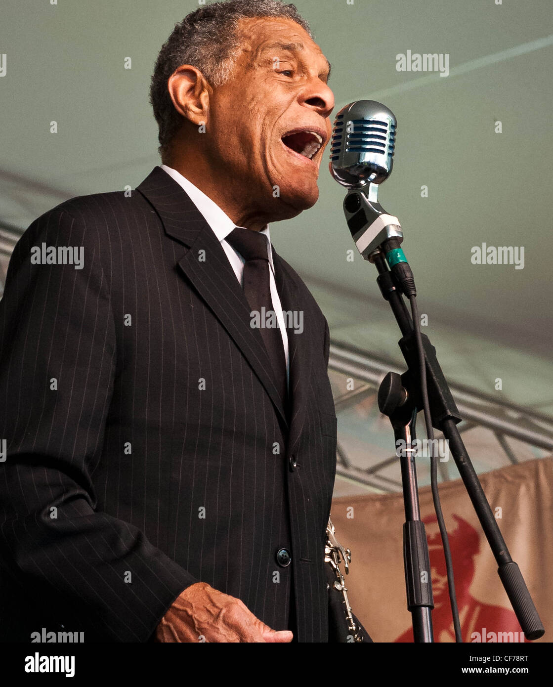 Preservation Hall Band déchirant festival vaudou 2010 ! Banque D'Images