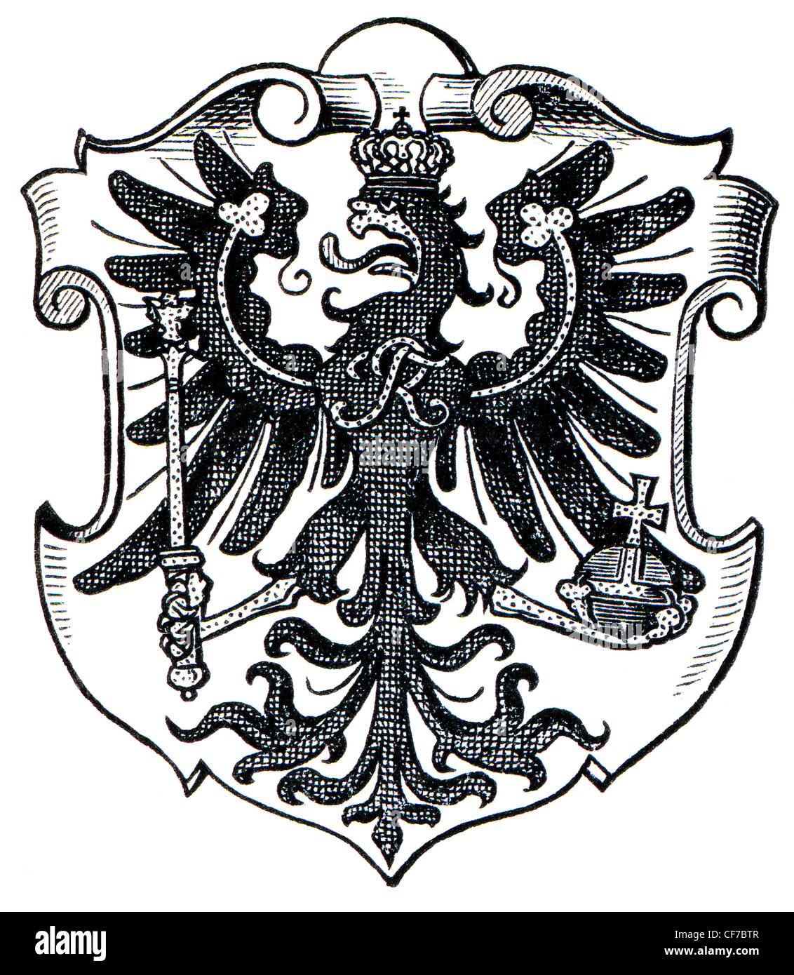 Armoiries de l'Est de la Prusse Banque D'Images