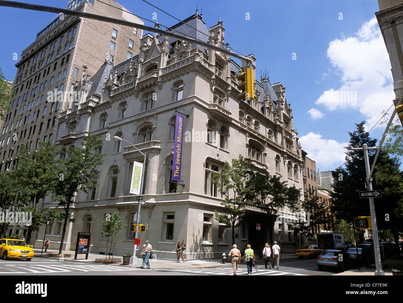 Musée juif de New York, 5e Avenue, Upper East Side ÉTATS-UNIS Banque D'Images