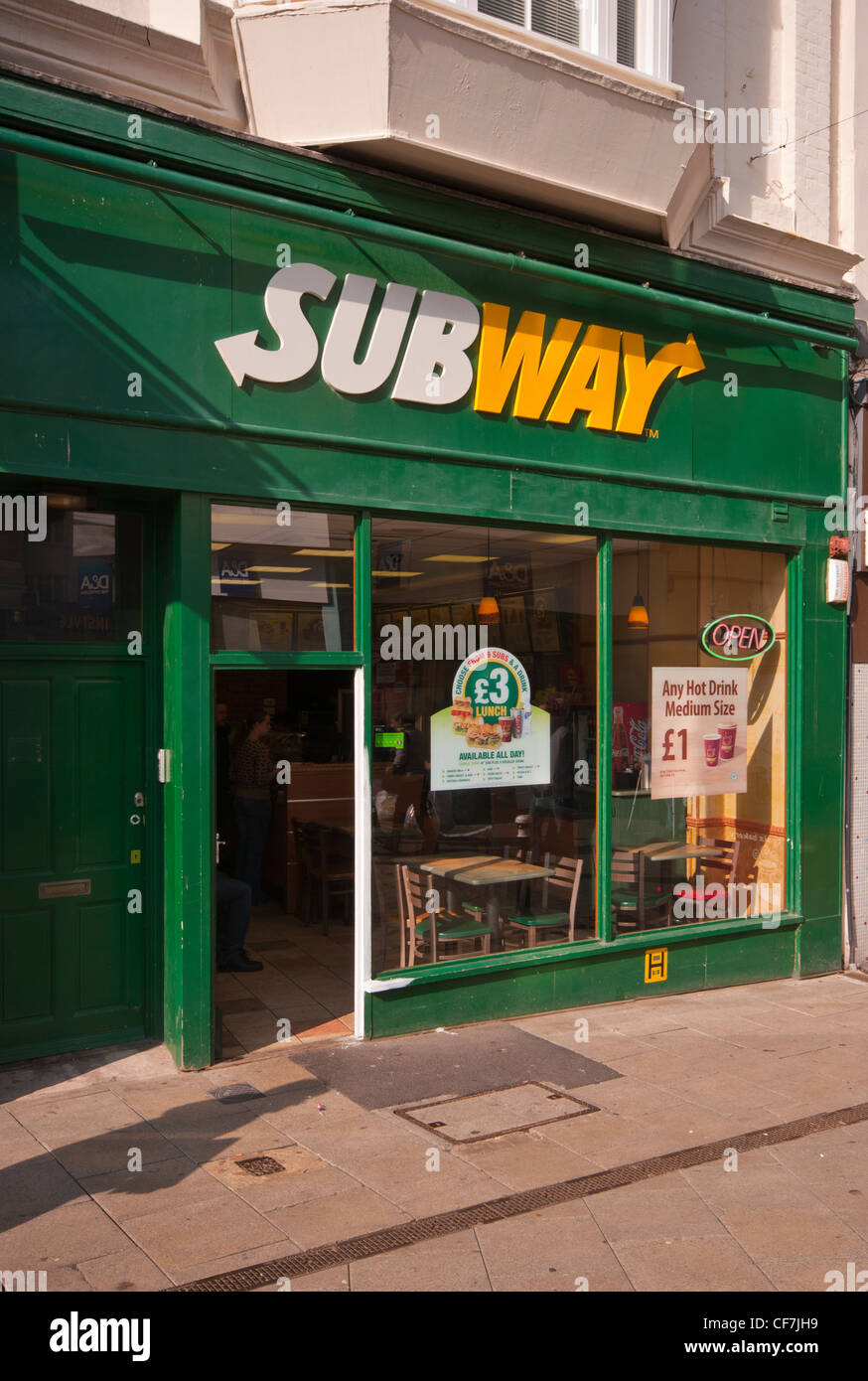 Subway Sandwich Shop Banque D'Images