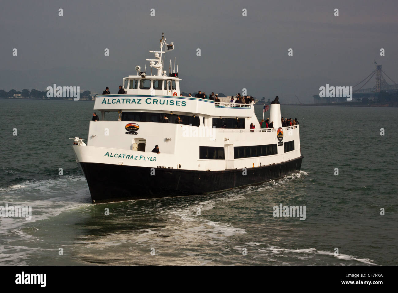 Alcatraz alcatraz cruises,bateau,san francisco,usa Banque D'Images
