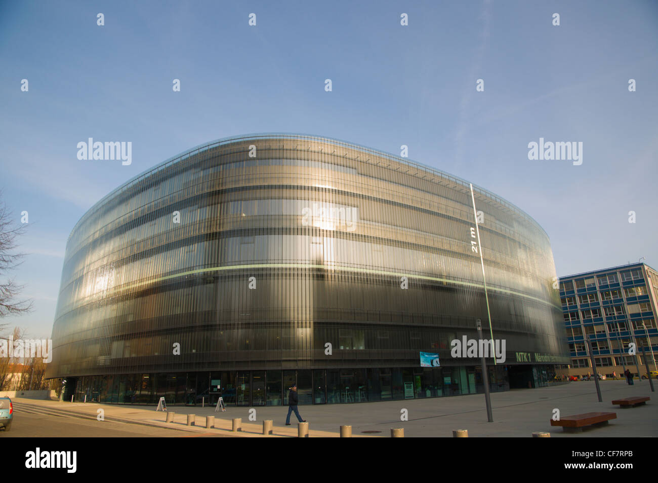 La bibliothèque technique nationale Prague Technicke NTK 6 Banque D'Images