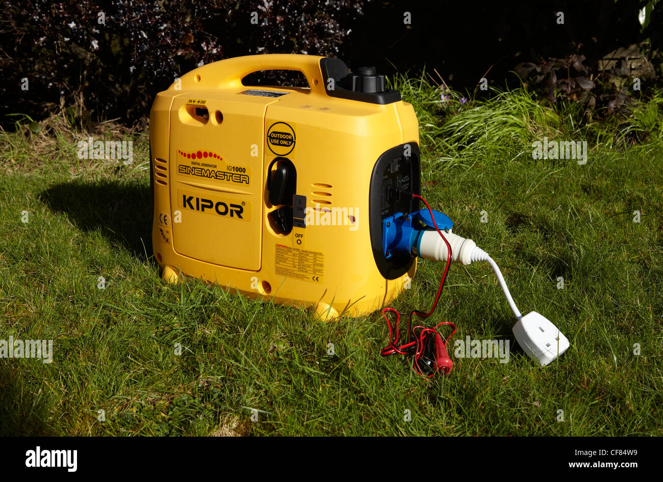 Générateur électrique portable essence Banque D'Images