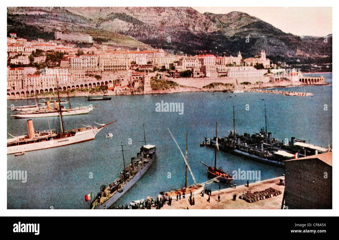 Monte Carlo 1926 du Rocher de Monaco Banque D'Images