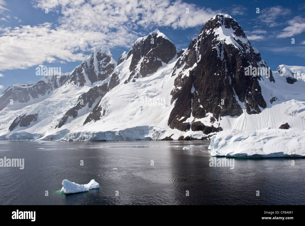 Canal Lemaire, Péninsule Antarctique Banque D'Images