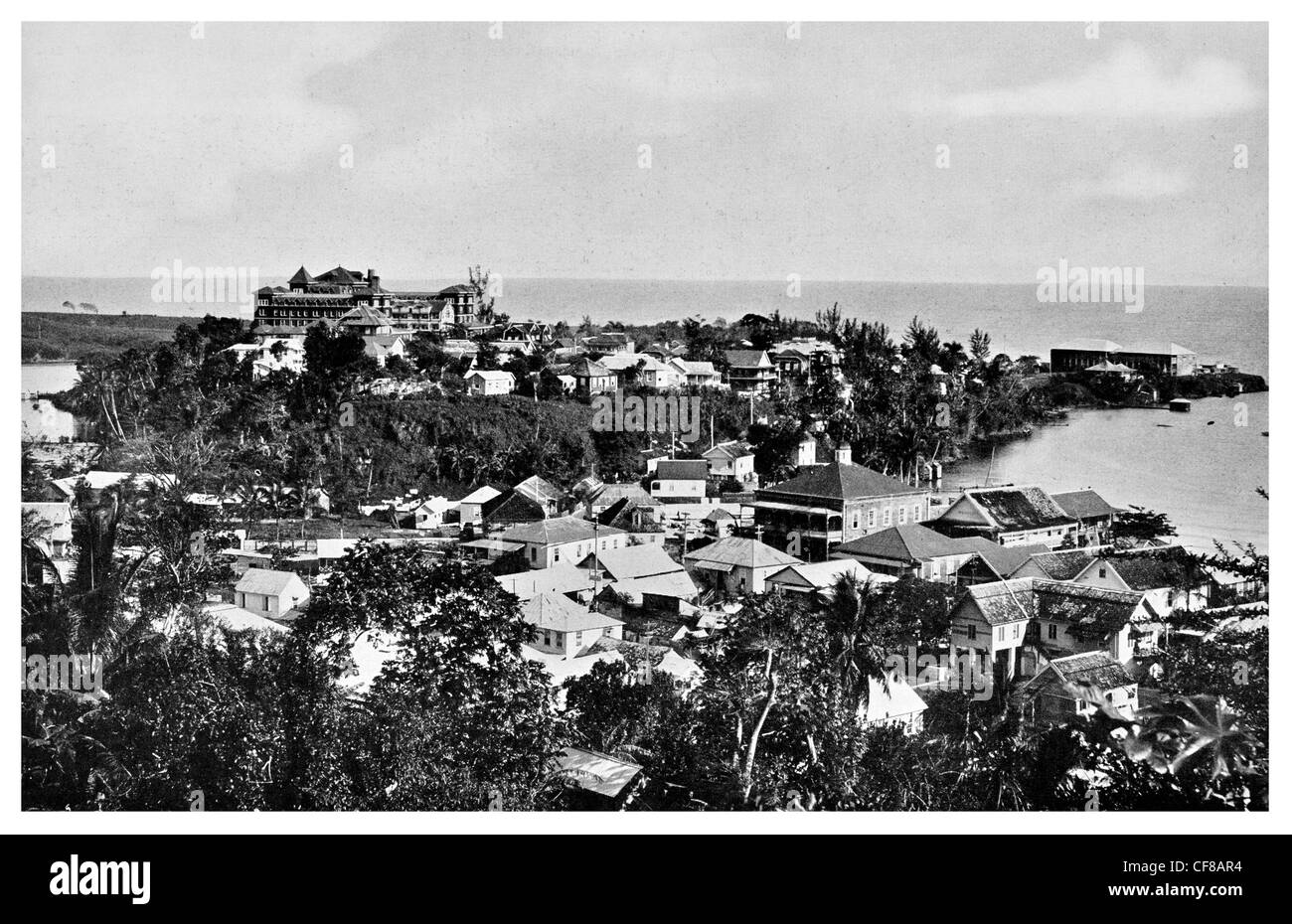 1927 Le nord de la Jamaïque Port Antonio Banque D'Images
