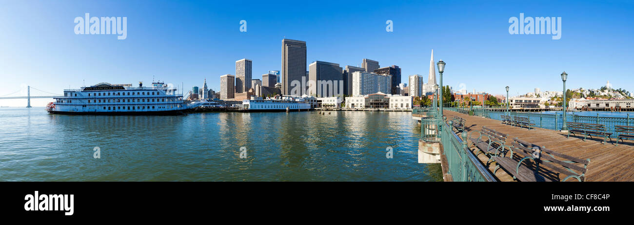 City skyline, Embarcadero, San Francisco, California, USA Banque D'Images