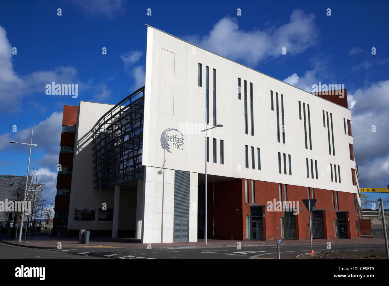 BMC titanic Belfast Metropolitan College Campus Irlande du Nord Belfast trimestre UK Banque D'Images