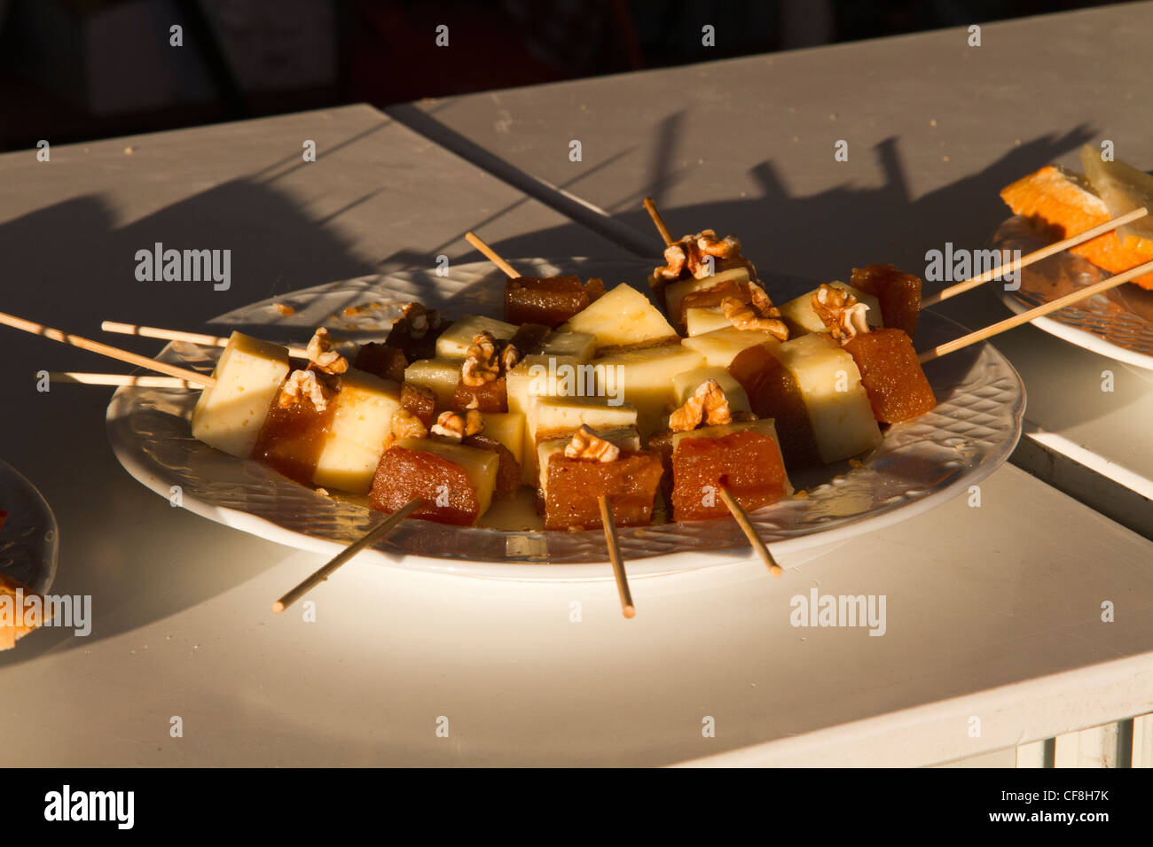 Espagne Tapas food plate Banque D'Images