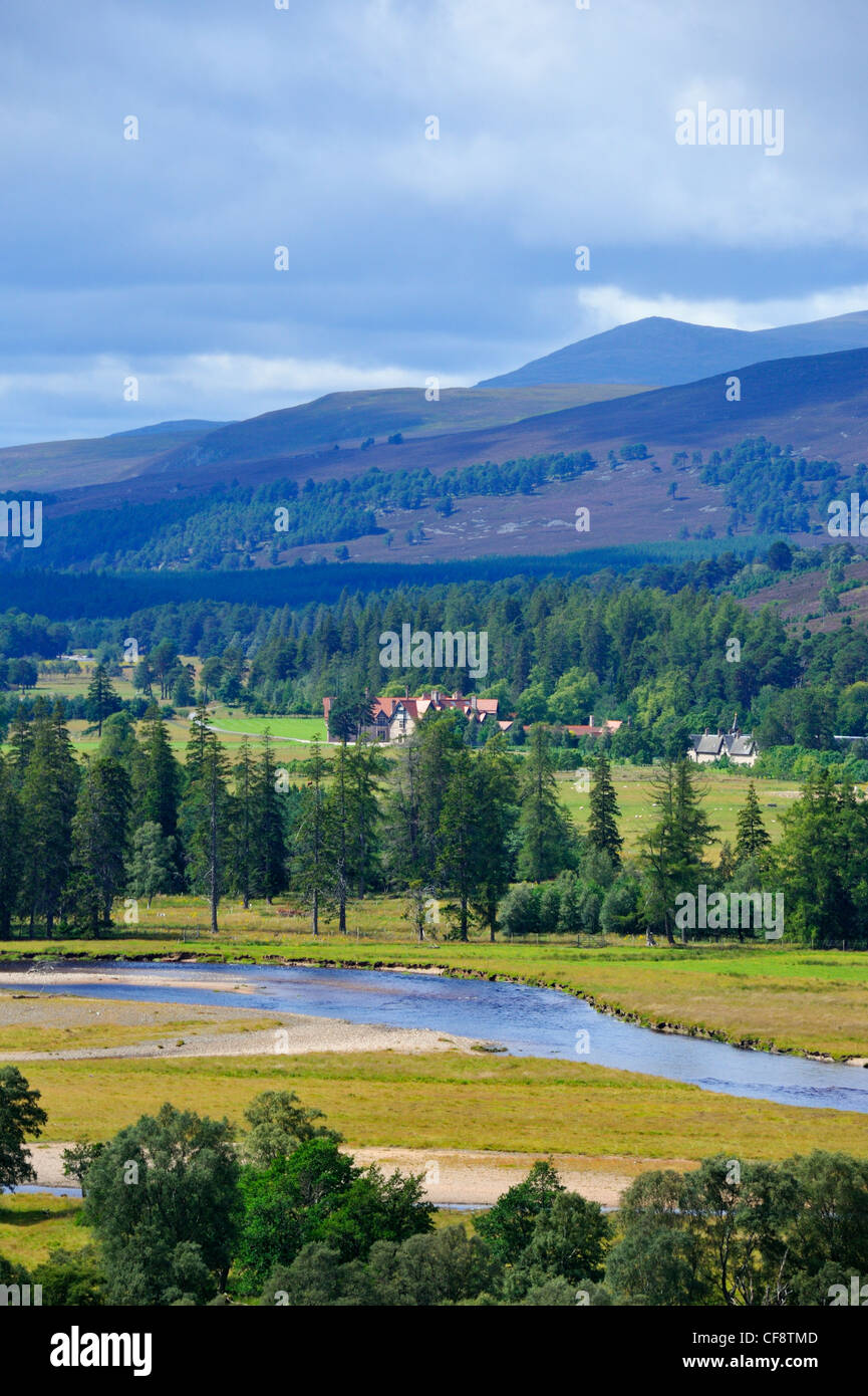 Mar Lodge, forêt de Mar, Braemar, Royal Deeside, Aberdeenshire, Ecosse, Royaume-Uni, Europe. Banque D'Images