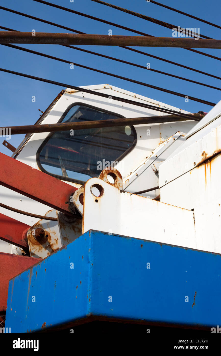 Cabine d'un vieux crane Banque D'Images