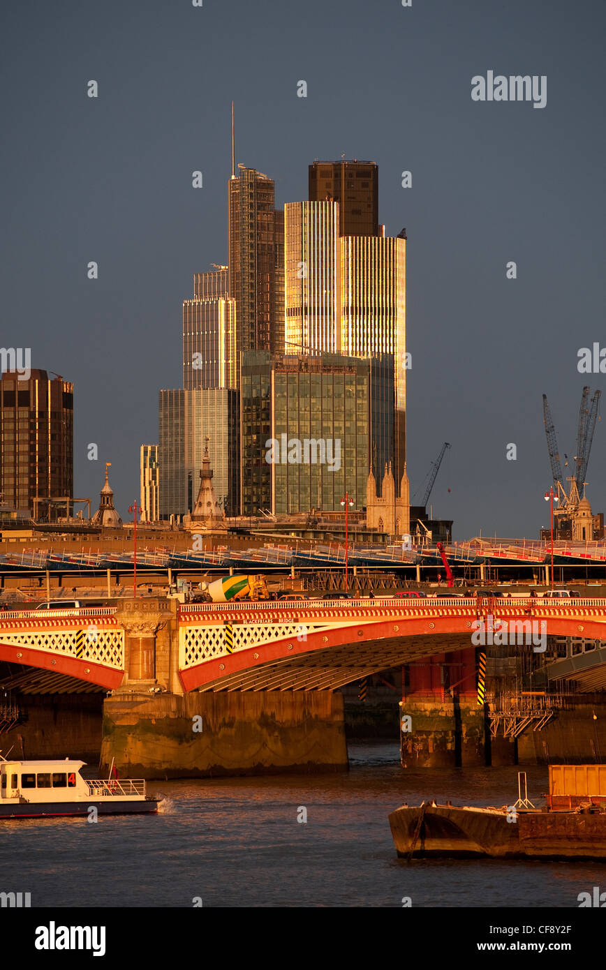 London city skyline Banque D'Images