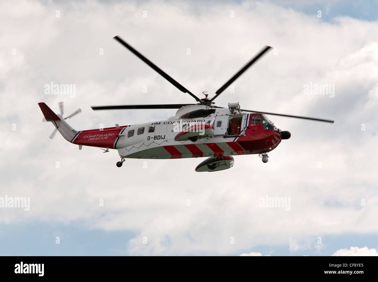 Air Sea Rescue affichage à Sandown, Isle of Wight Banque D'Images