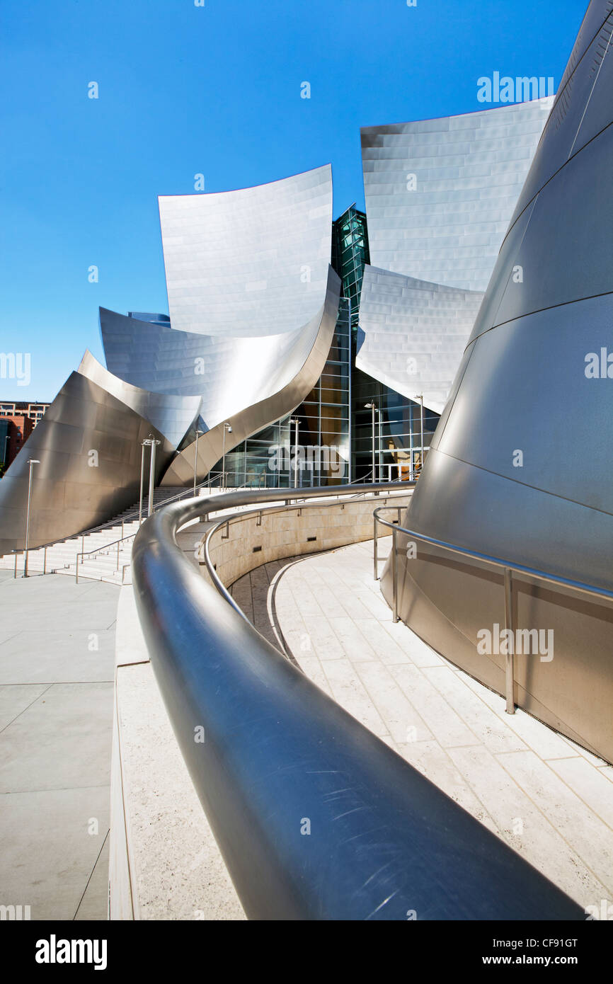 USA, Californie, Los Angeles, Walt Disney Concert Hall Banque D'Images