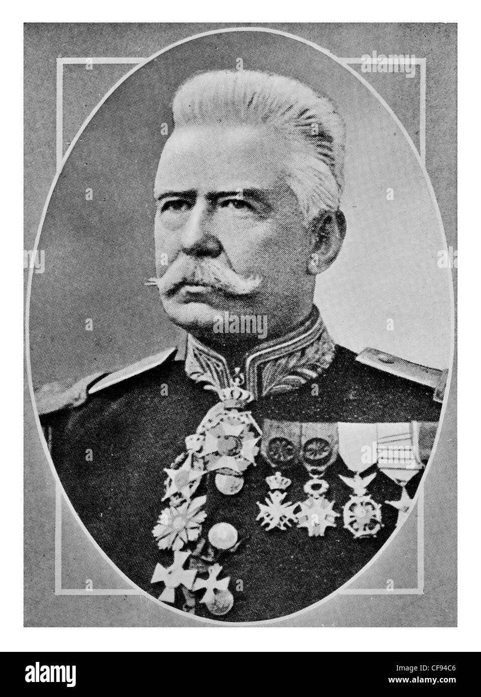 Baron Théophile Wahis 1844 1921 officier belge fonctionnaire Lieutenant-gouverneur général de l'armée expéditionnaire Commandant en chef Banque D'Images