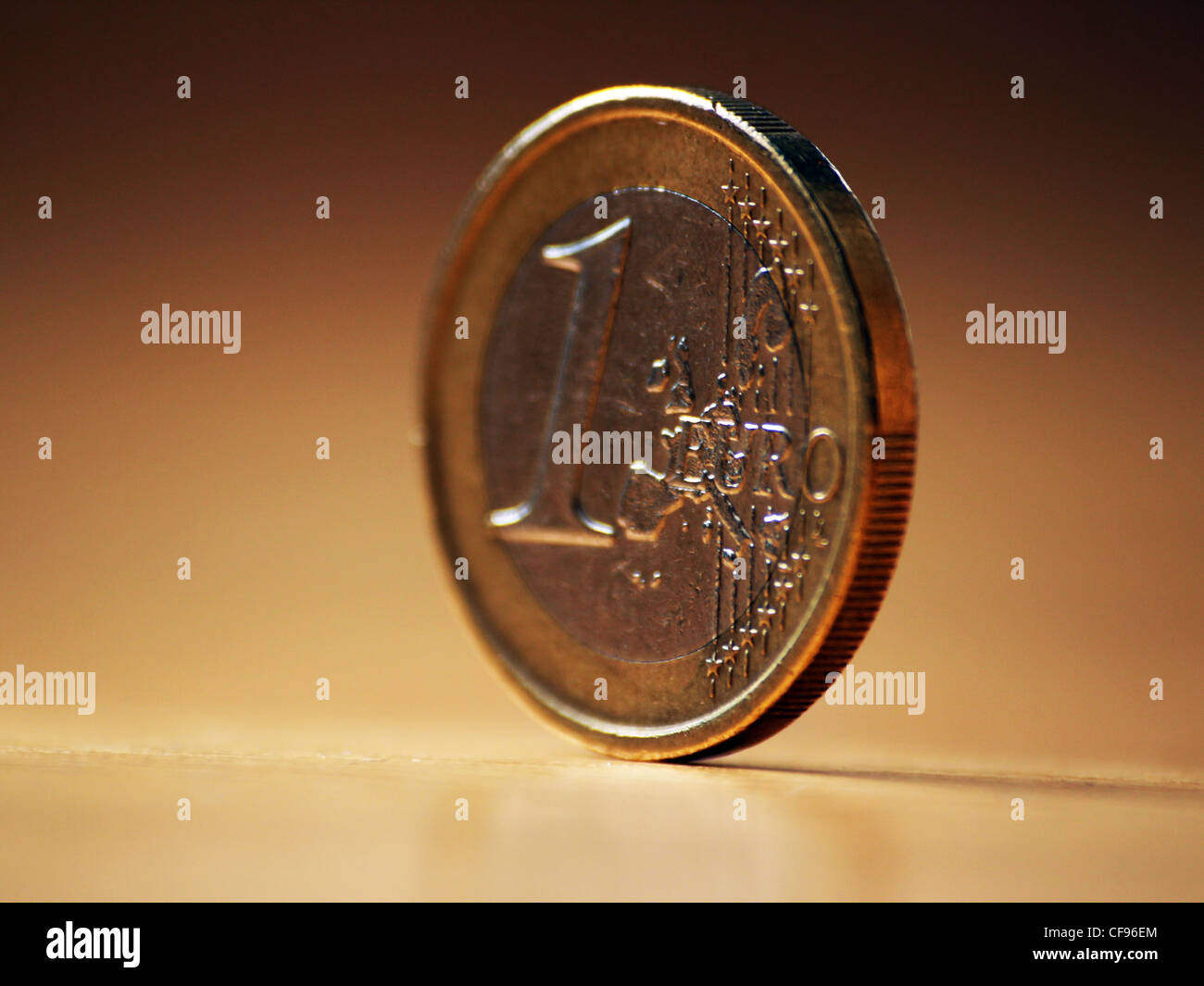 pièce de 1 euro Banque D'Images