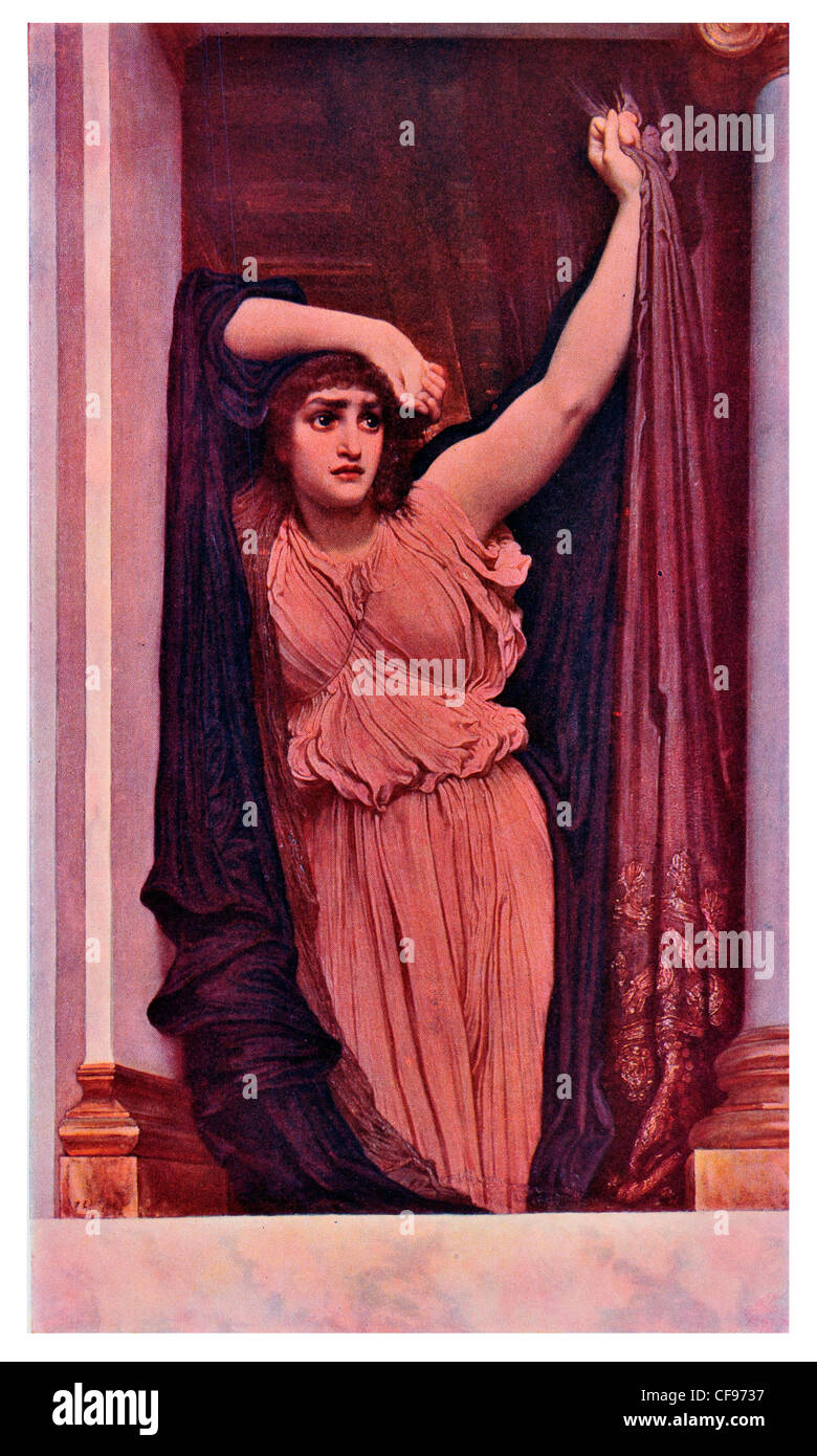 La dernière montre de Hero par Lord Leighton Banque D'Images