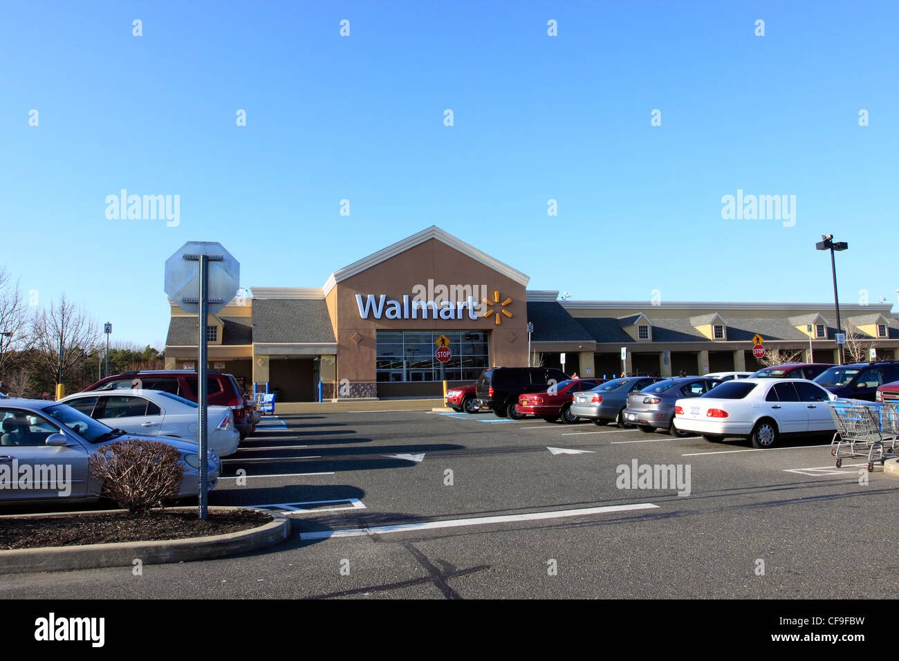 Magasin Walmart Long Island NY Banque D'Images