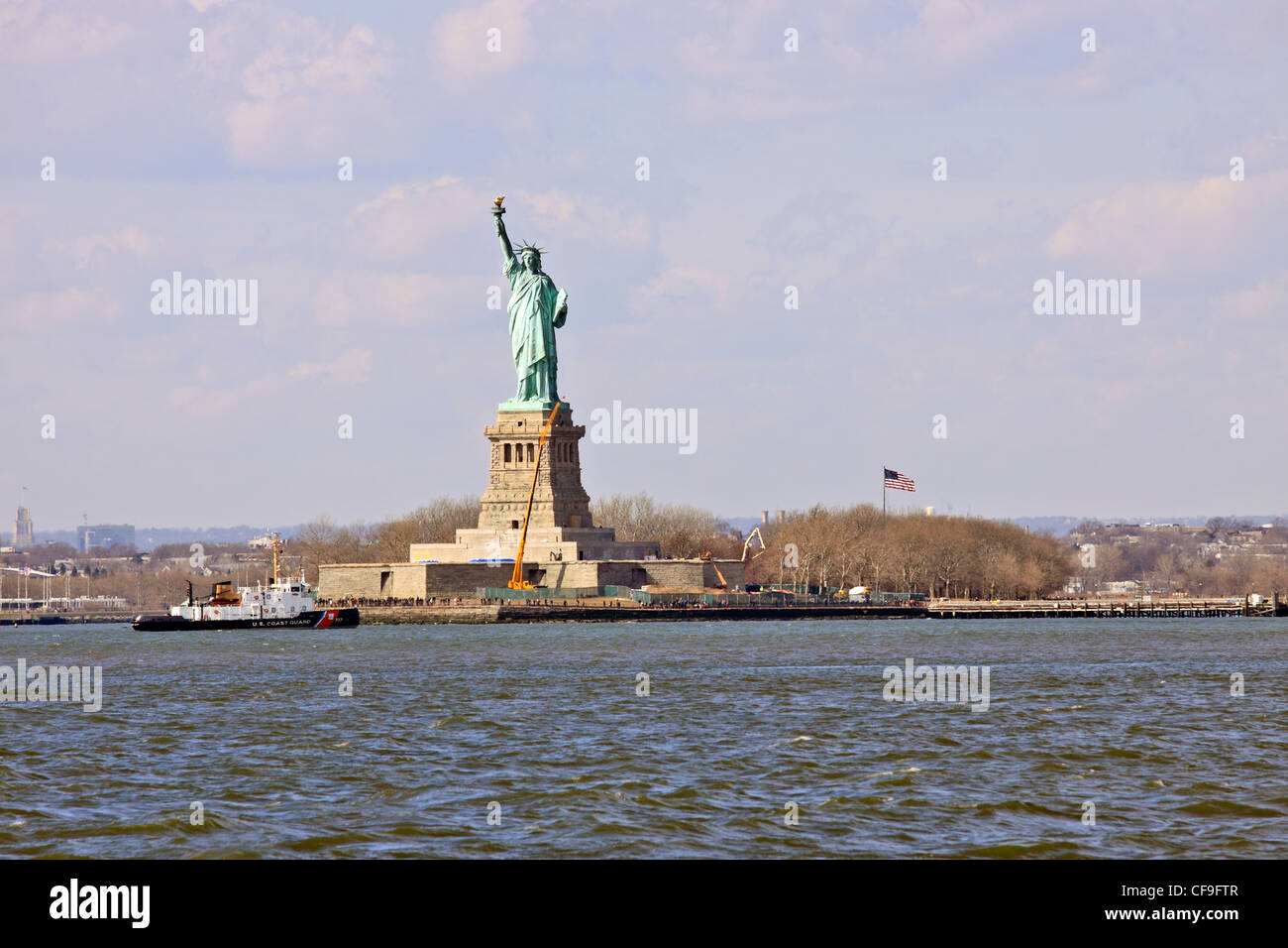 Statue de la liberté New York Harbor Banque D'Images