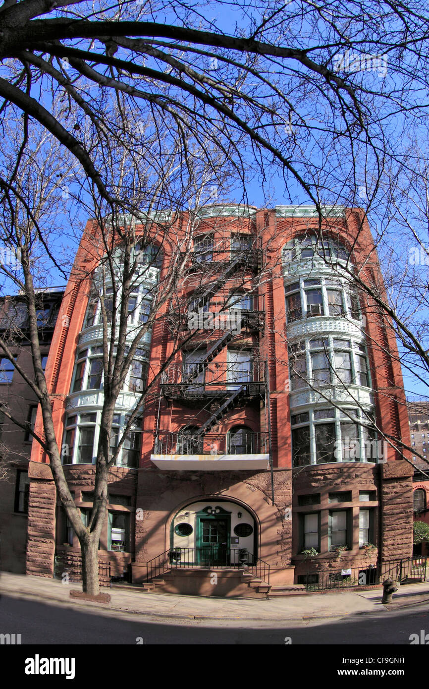 Appartements Brownstone sur Willow St Brooklyn Heights New York City Banque D'Images