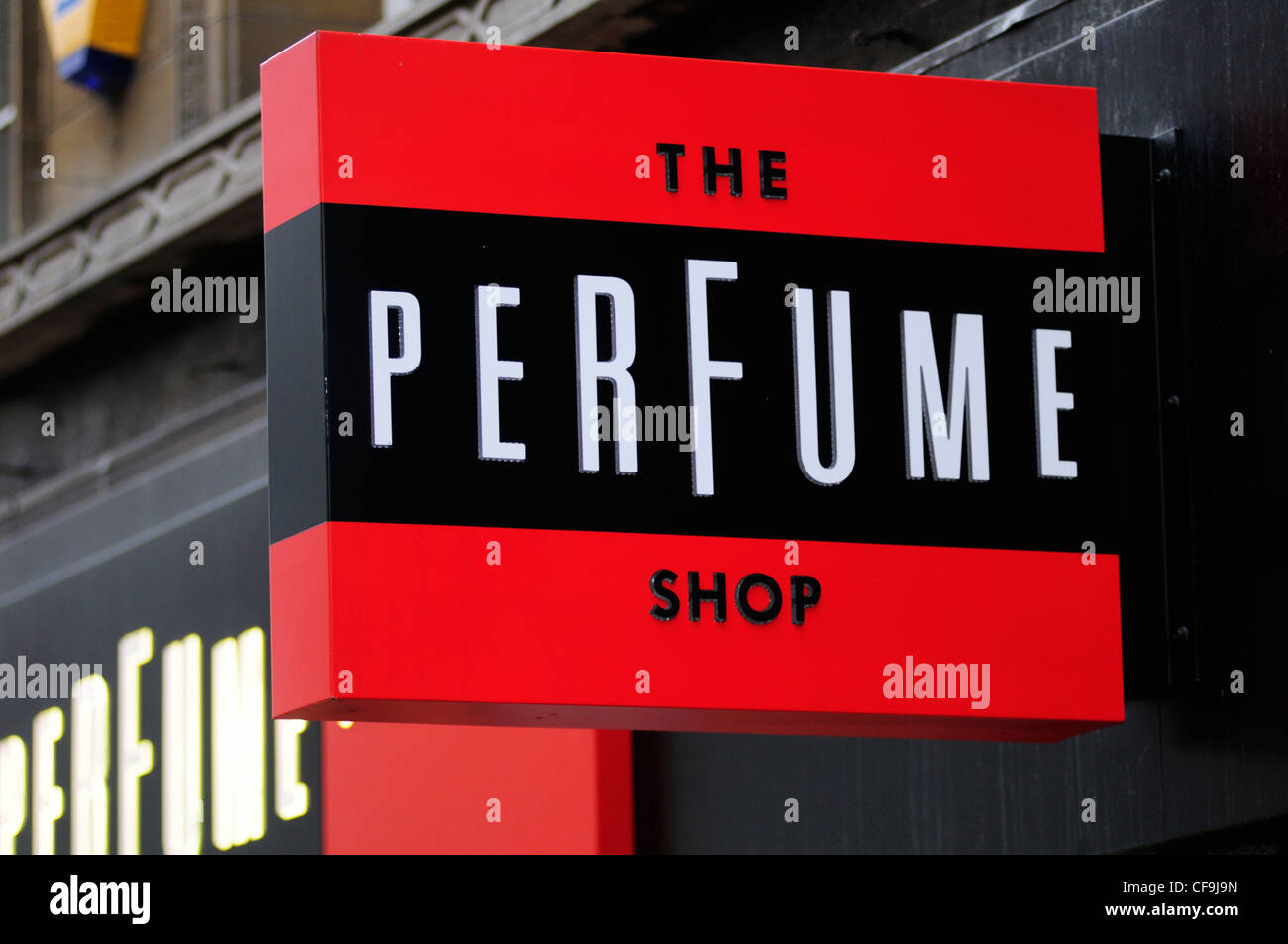 Le parfum en boutique, Petty Cury, Cambridge, England, UK Banque D'Images