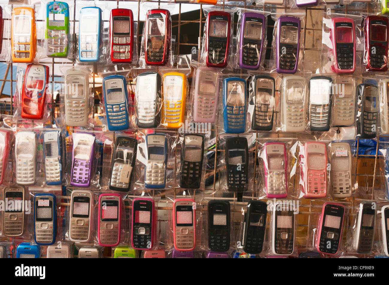 La Thaïlande, Elk208-4050 Soppong, téléphones cellulaires à vendre Banque D'Images