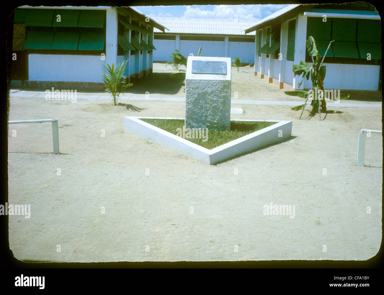 Parc commémoratif en l'honneur des membres de la 18e Compagnie d'aviation pendant la guerre du Vietnam Banque D'Images