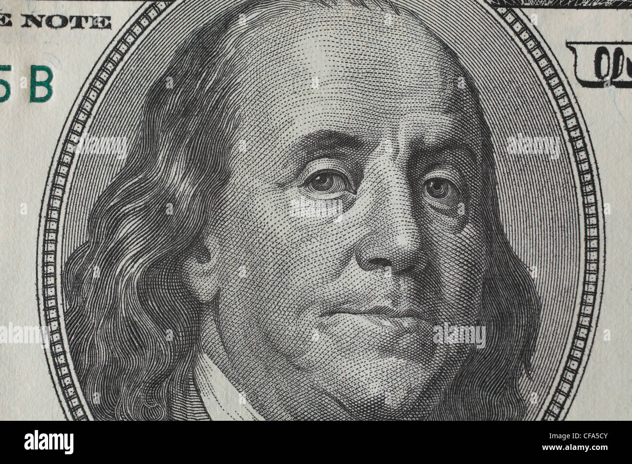 100 dollar américain. Banque D'Images 100 dollar américain. Banque D'Images