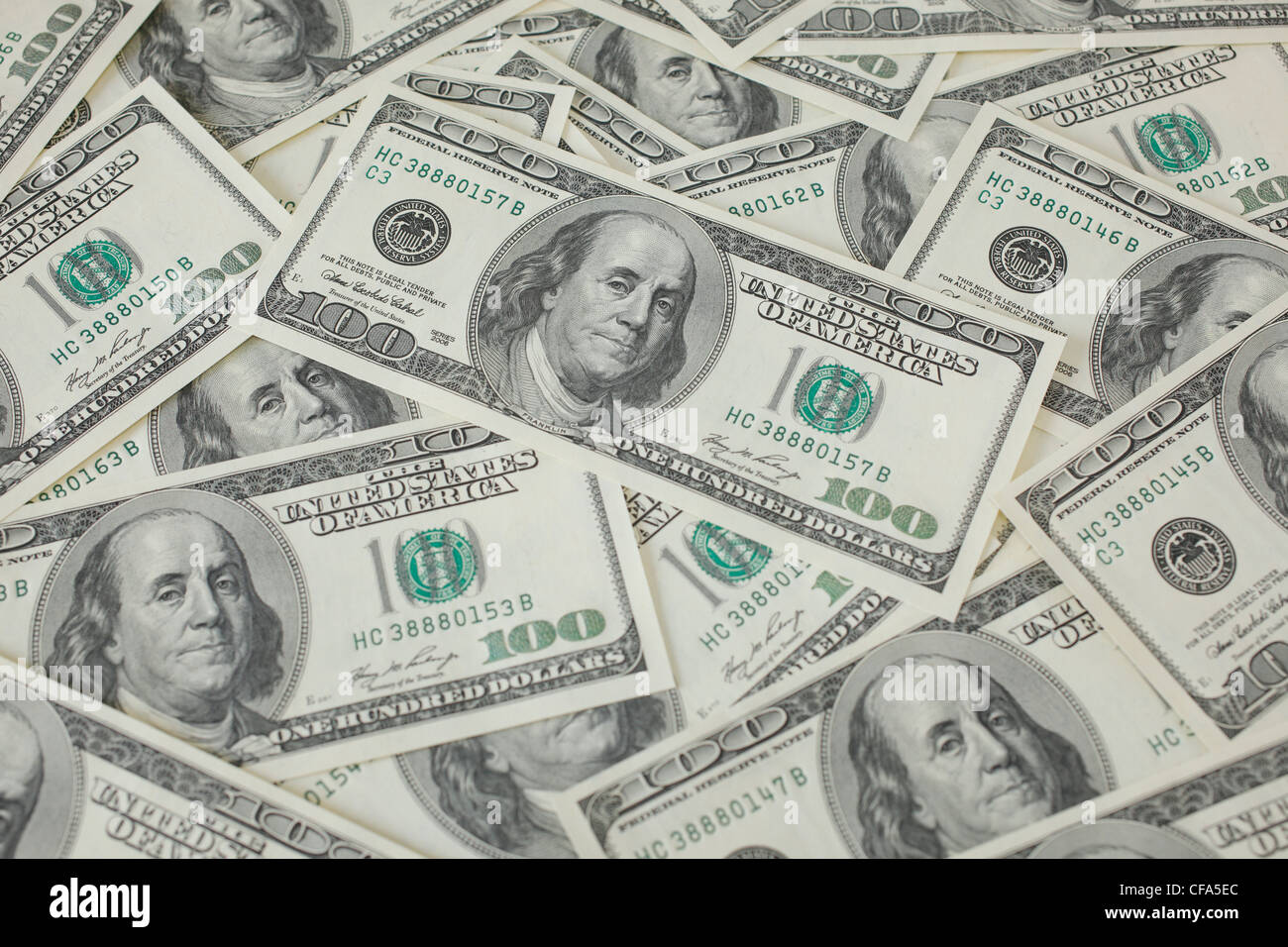 Japanease 10000 yen et dollar 100 . Banque D'Images