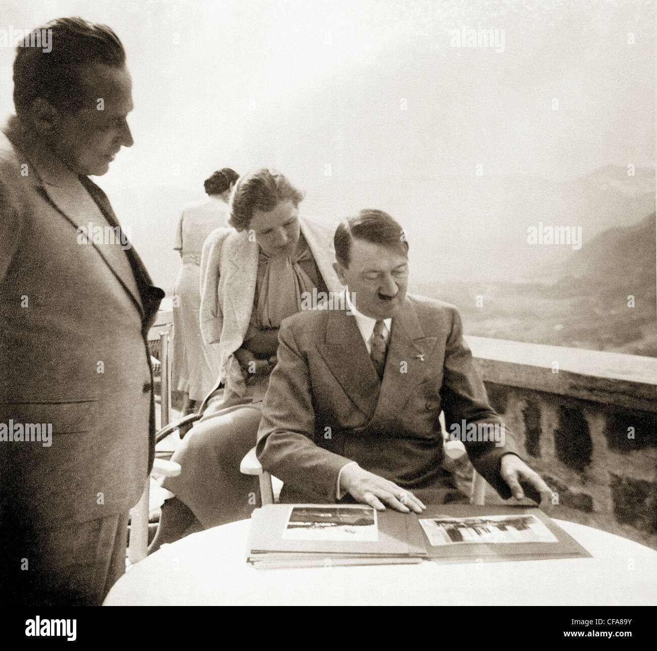 La guerre, l'Europe, la seconde guerre mondiale, Nazi, National-socialiste, d'Europe, la seconde guerre mondiale, Eva Brown, Hitler, Adolf Hitler, chef, Fuhrer, photos, Banque D'Images