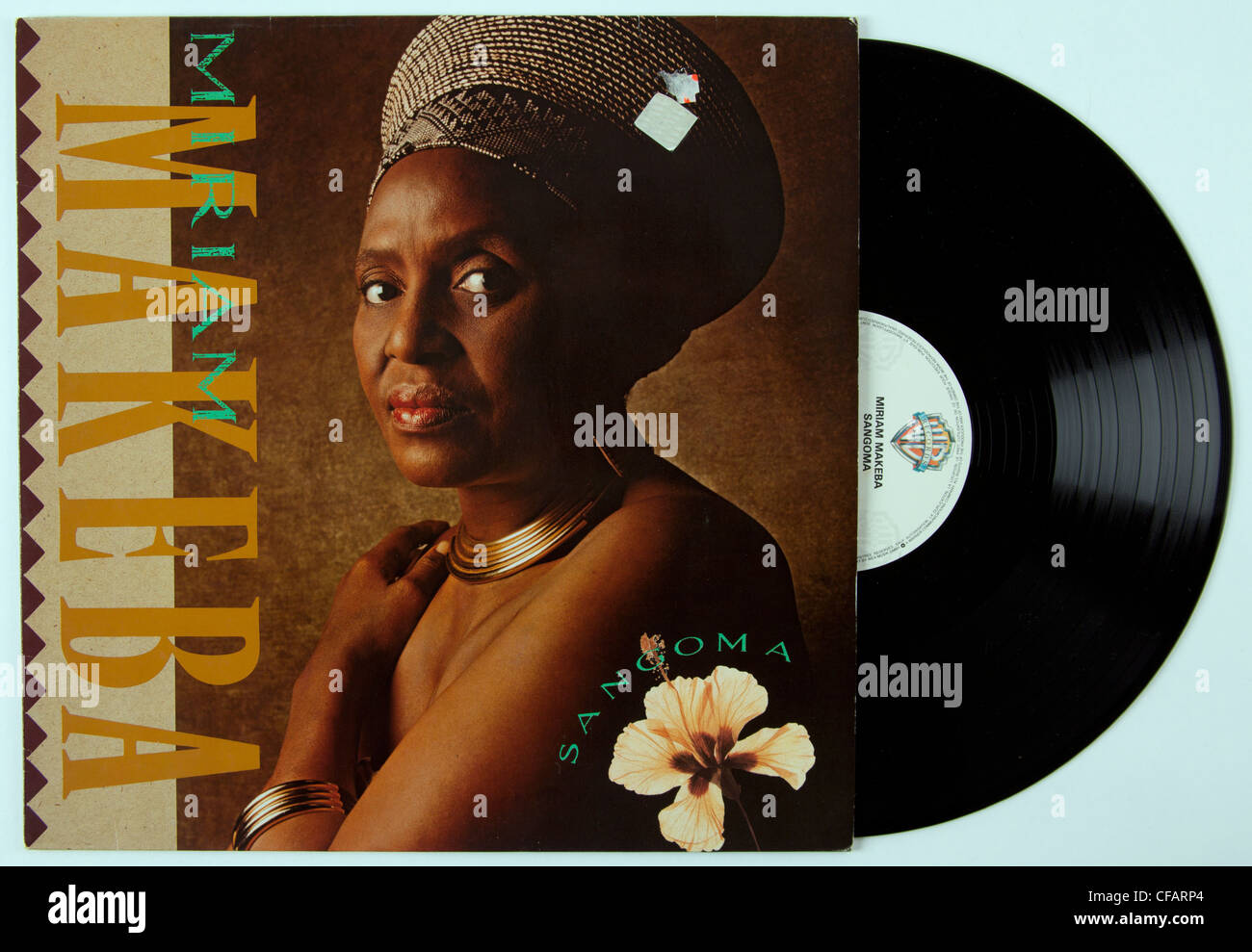 Miriam Makeba, Sangoma album Banque D'Images