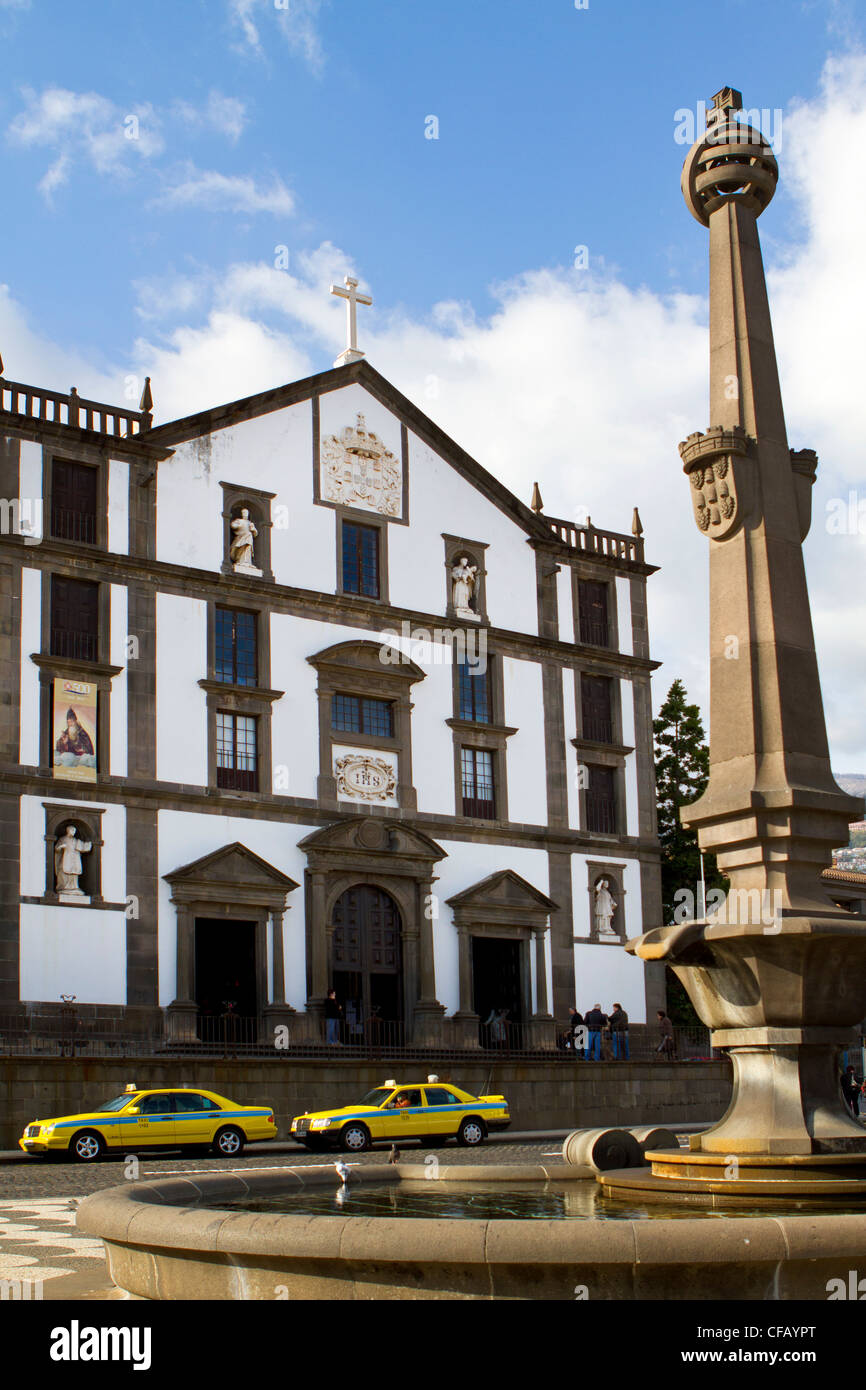 Igreja do Colegio Funchal, Madère Banque D'Images