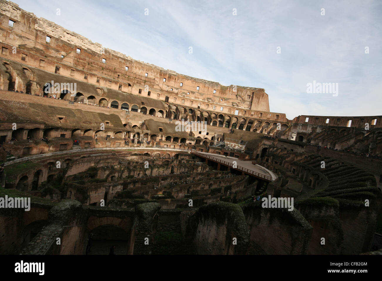 Le Colisée à Rome Italie Banque D'Images