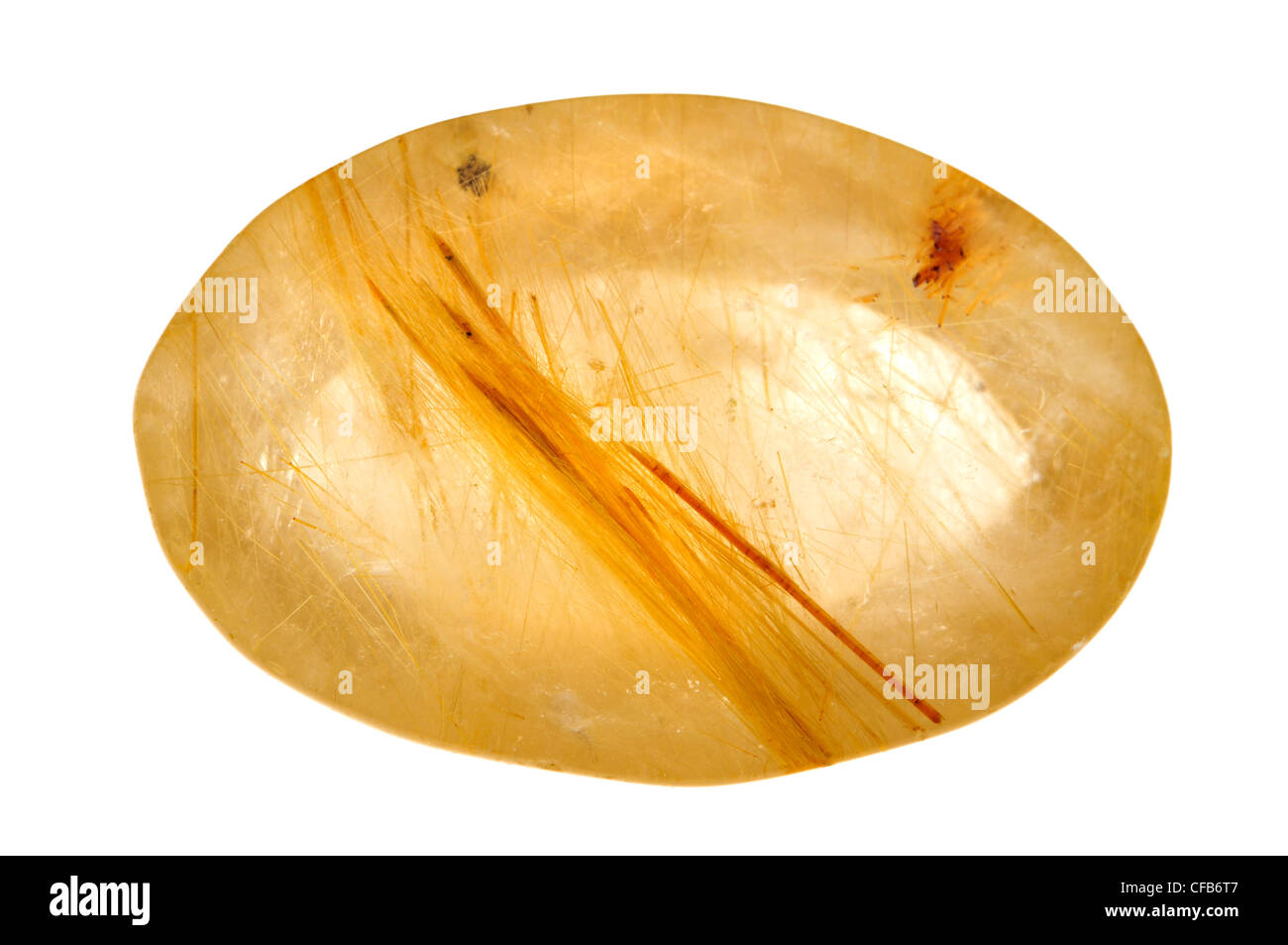 Rutilated Quartz Banque D'Images