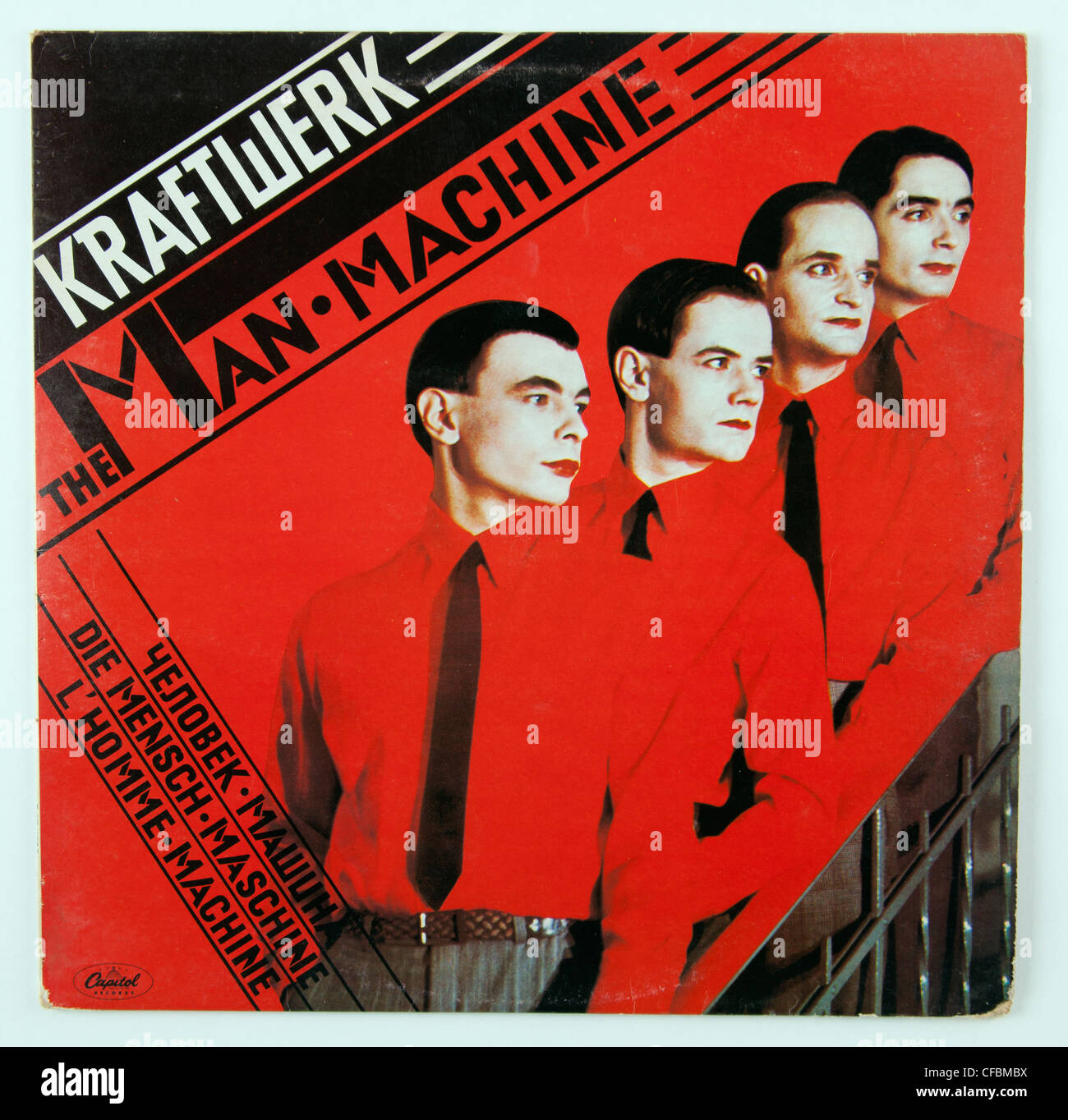 Kraftwerk, la couverture de l'album Homme Machine Banque D'Images