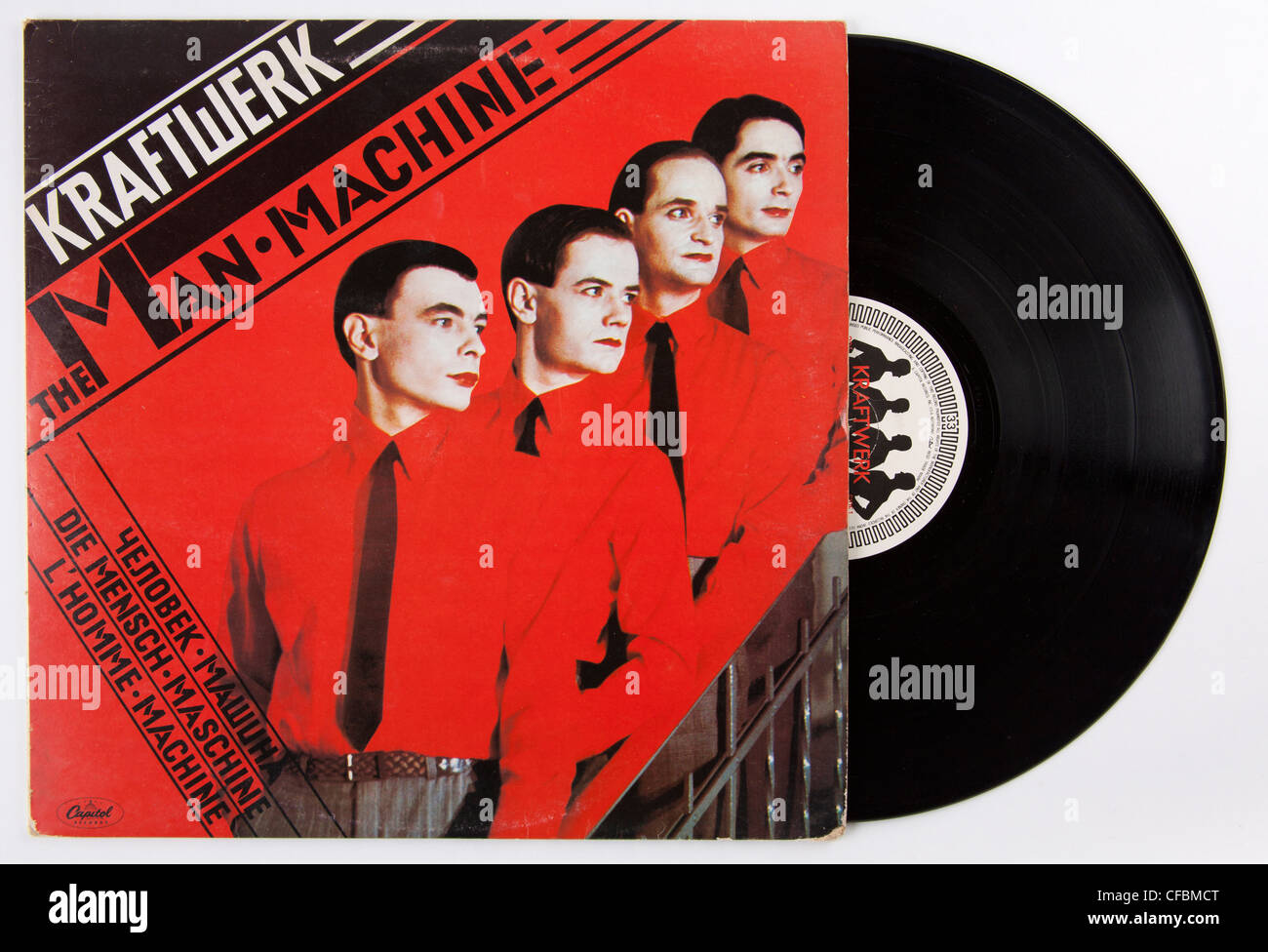 Kraftwerk, l'album Homme Machine Banque D'Images