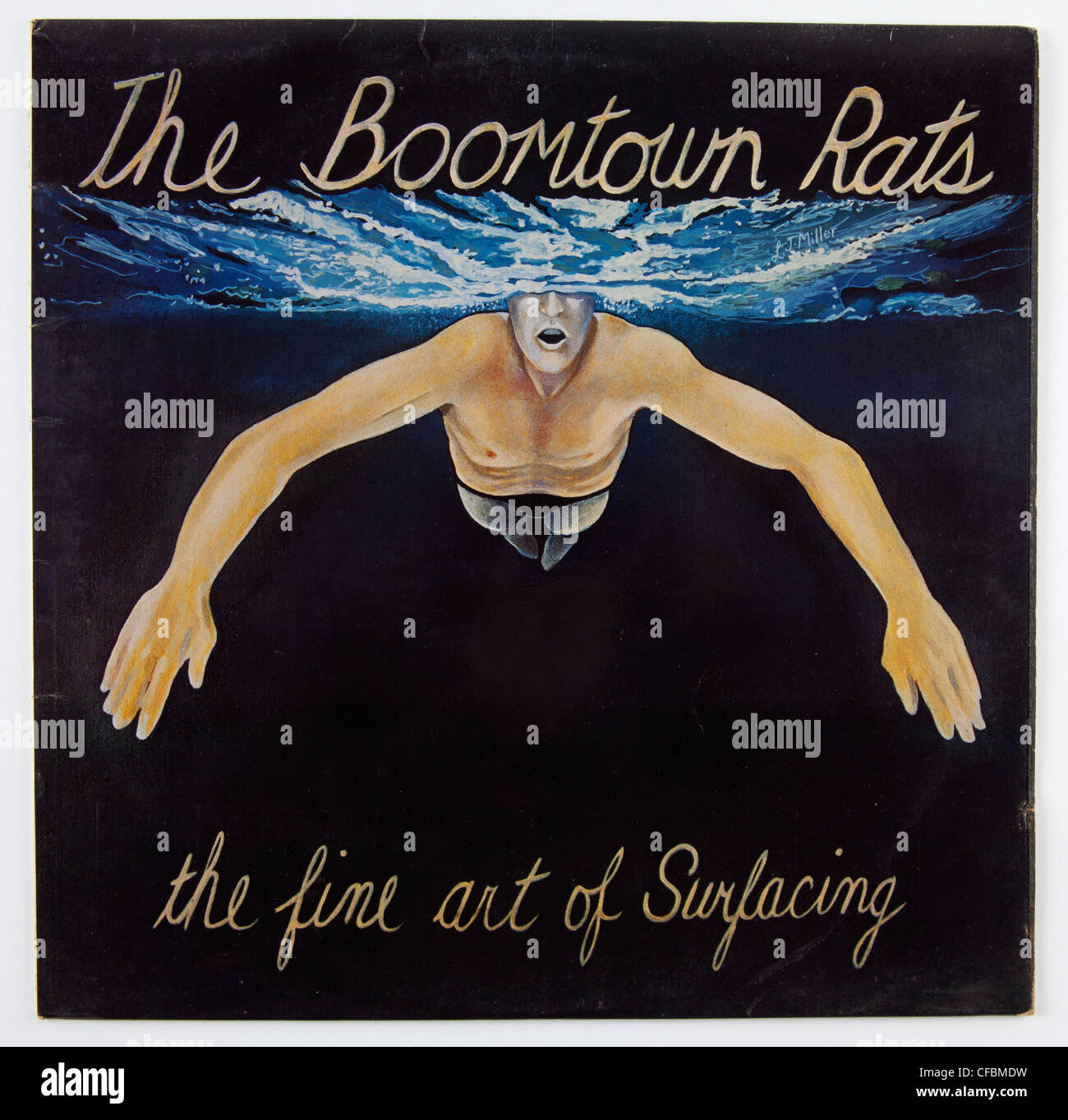 The Boomtown Rats, l'Art de la surface Banque D'Images