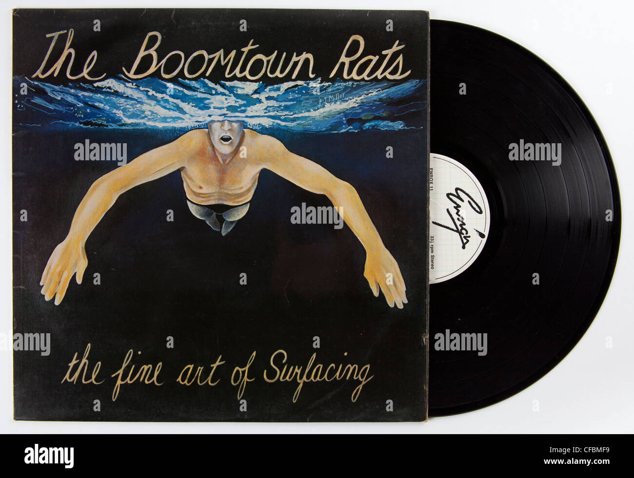 The Boomtown Rats, l'Art de la surface Banque D'Images