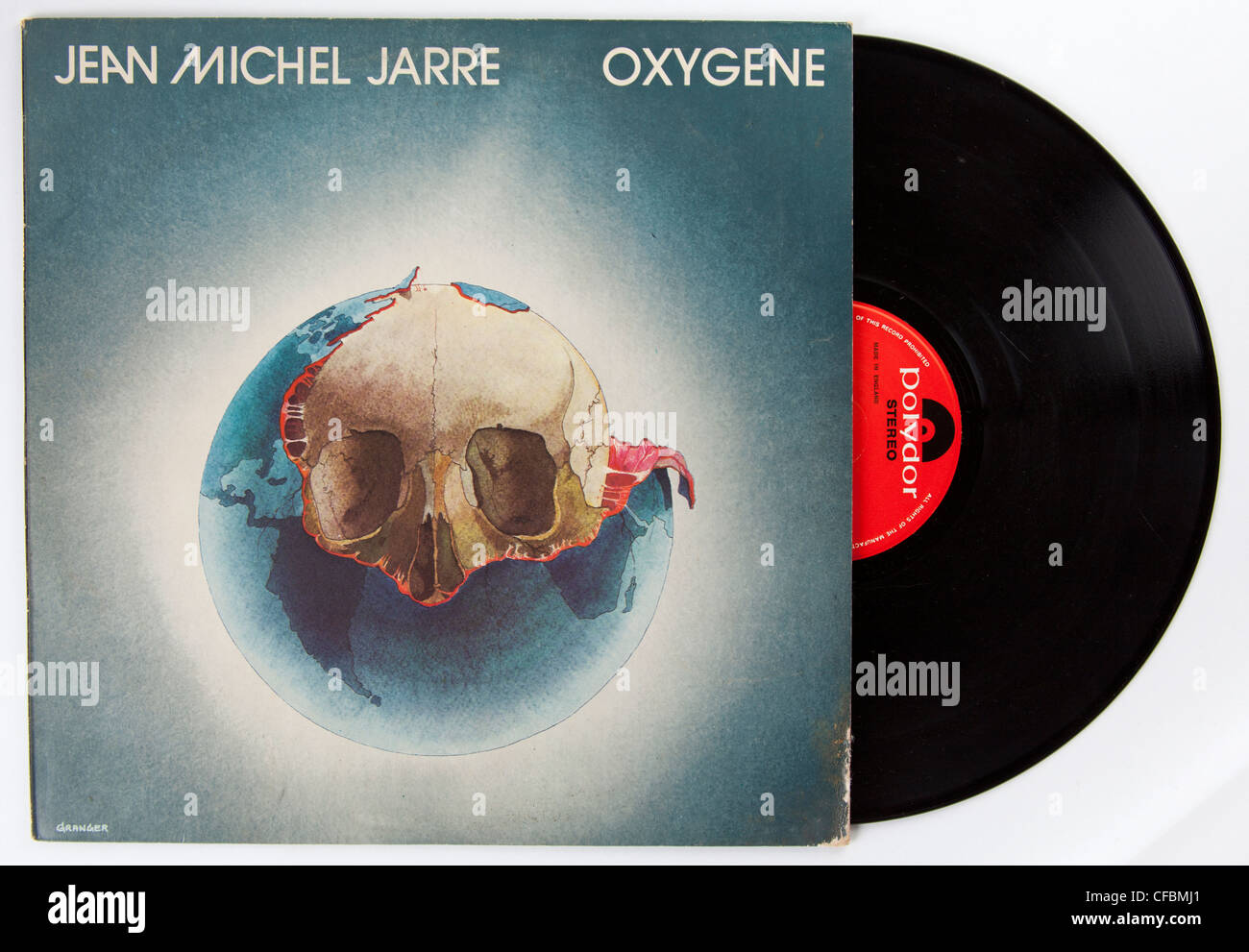 Jean Michel Jarre, l'album oxygene Banque D'Images
