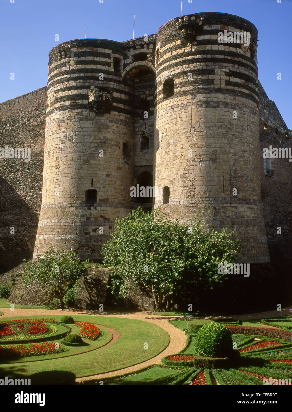 France Maine-et-Loire Angers chateau Banque D'Images