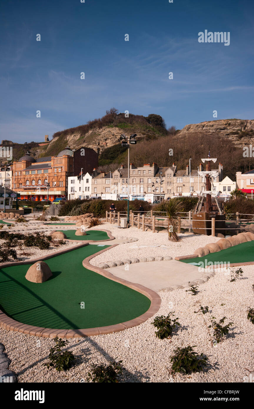 Front de mer de Hastings East Sussex UK Banque D'Images