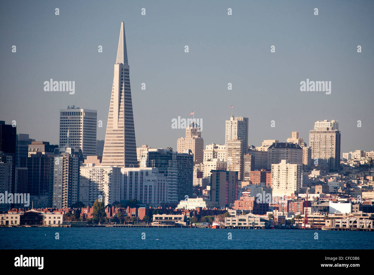 USA, United States, Amérique, Californie, San Francisco, Ville, Centre-ville, la Transamerica, pyramide, architecture, bay, du centre-ville, famo Banque D'Images