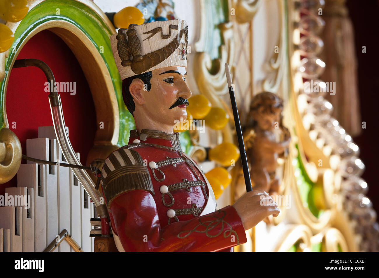 Vieux Wiesn, Bavière, Allemagne, Europe, beer festival, octobre, la tradition, la figure, figures, concert, orgue Limonaire, Munich, nosta Banque D'Images